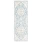 Safavieh Micro-Loop MLP503M 2"3" x 11" Blue and Ivory Runner, , large