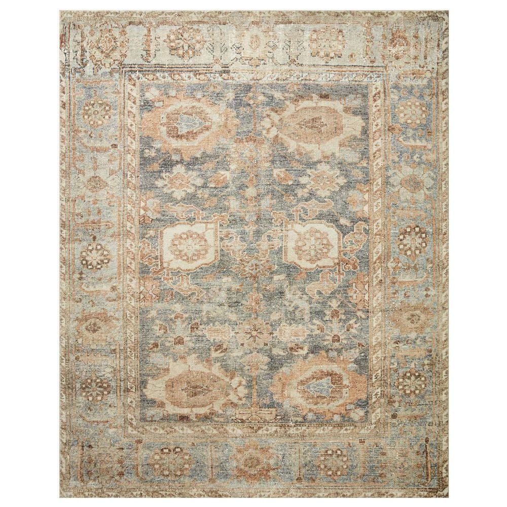 Loloi II Margot 7"6" x 9"6" Ocean and Spice Area Rug, , large
