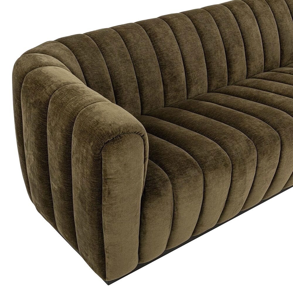 Classic Home Vanty Stationary Sofa in Olive Green, , large