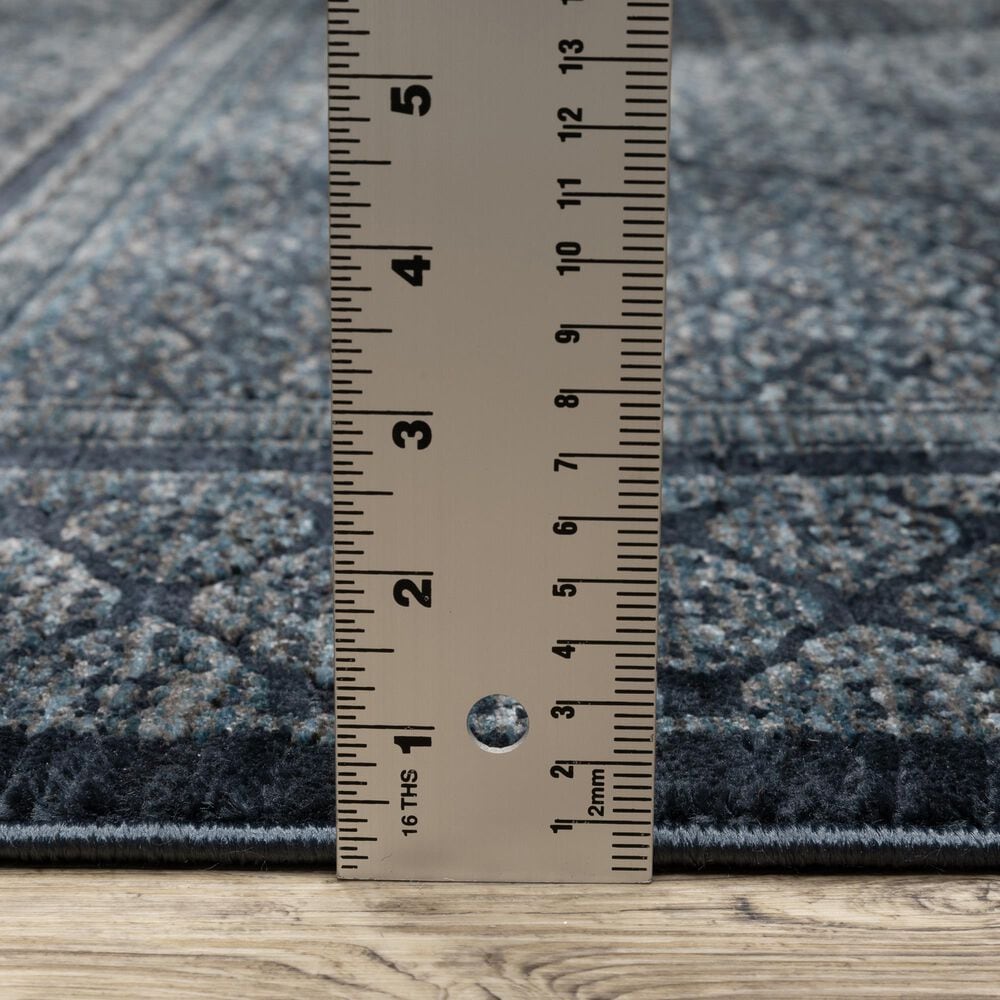 Oriental Weavers Capella Oriental Blue 3&#39;3&quot; x 5&#39; Area Rug, , large