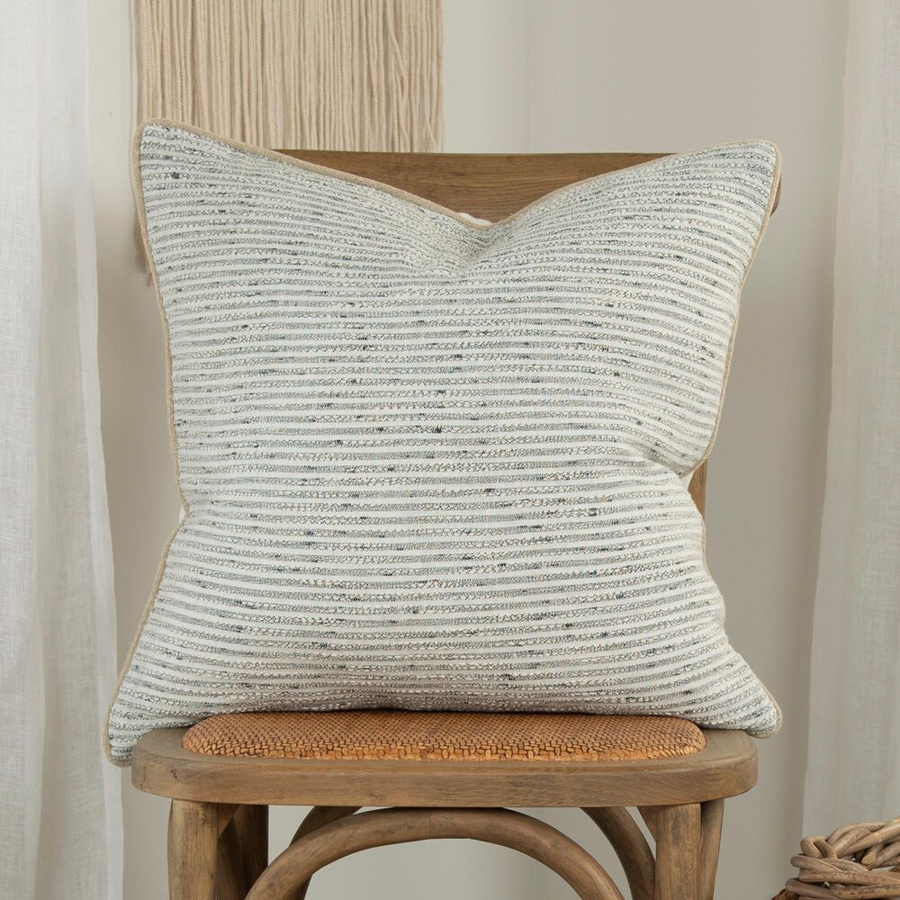 Rizzy Home Donny Osmond 20&quot; Down Filled Pillow in Light Gray, , large