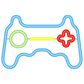 InnoVibe Gaming Grip Neon Sign in Multicolor, , large