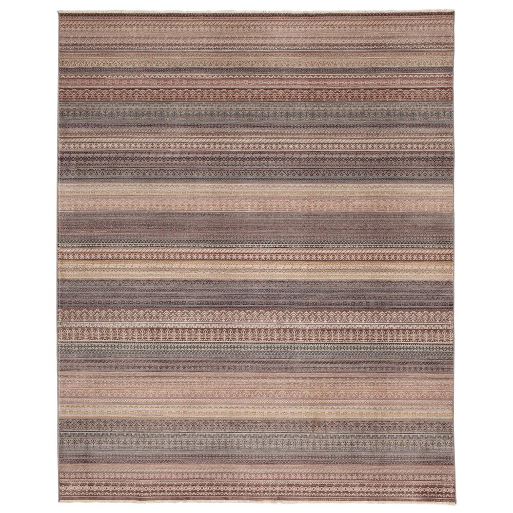 Karastan Echo Caprice 9" x 12"2" Grey Area Rug, , large