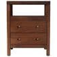 Butler Specialty Company Nora 2 Drawer Nightstand with Open Shelf in Walnut, , large