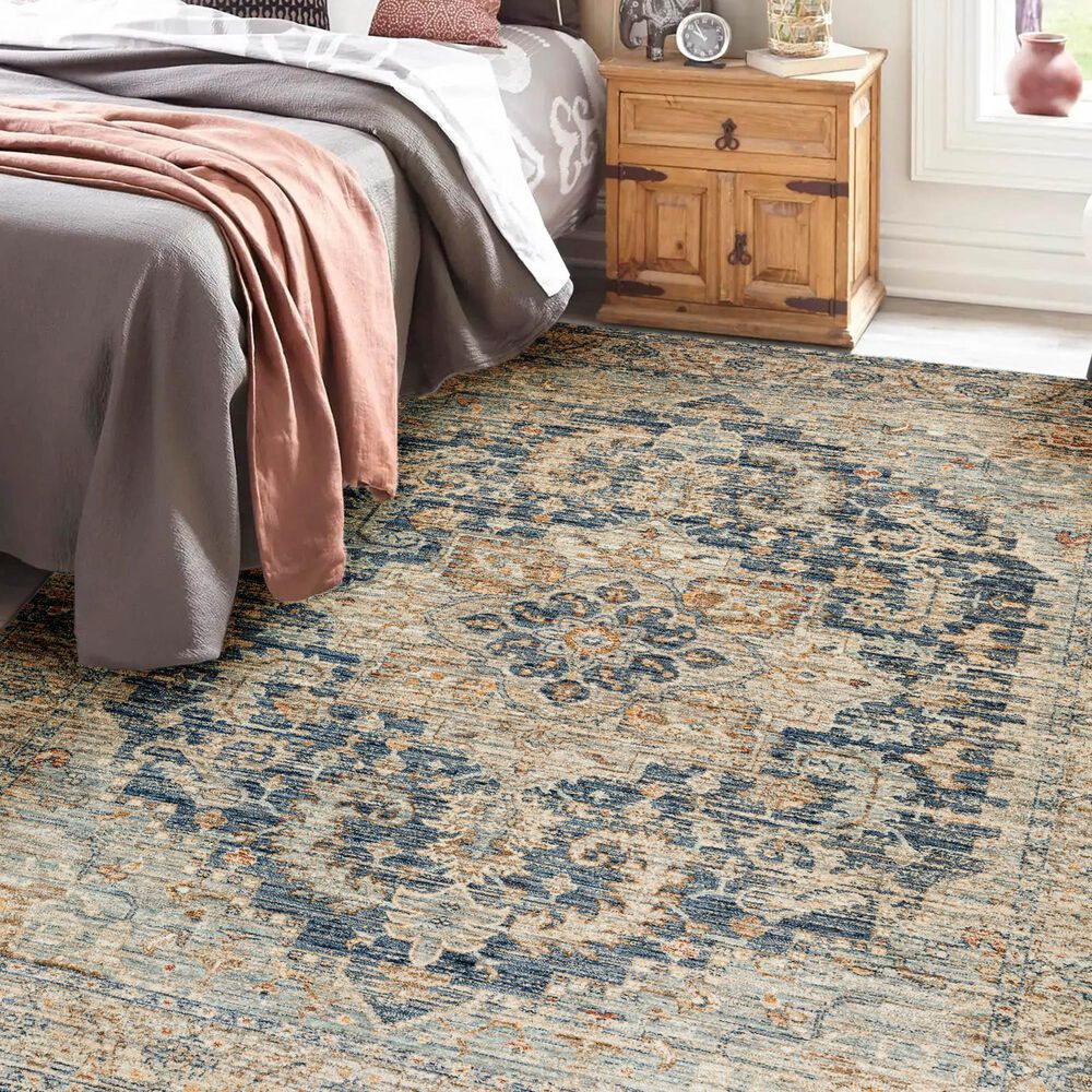 Dalyn Rug Company Bergama BE3 7&#39;10&quot; x 10&#39; Navy Area Rug, , large