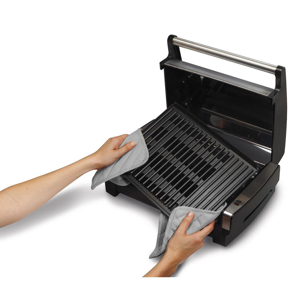 Hamilton Beach Flavor Searing Indoor Grill in Stainless Steel, , large