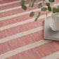 Nourison Positano POS03 Rainbow and Ivory 7" x 10" Indoor/Outdoor Area Rug, , large