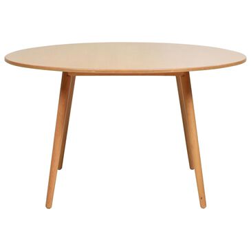 Jennifer Taylor Home Scandi Dining Table in Natural Light Brown - Table Only, , large