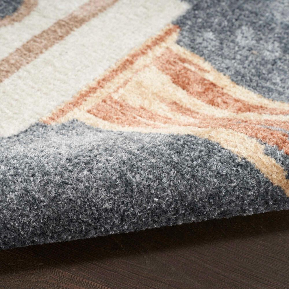 Nourison Astra Machine Washable 4&#39; x 6&#39; Sky Blue Kids Rug, , large