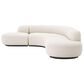 Eichholtz Bjorn 3-Piece Stationary Curved Sectional in Boucle Cream, , large