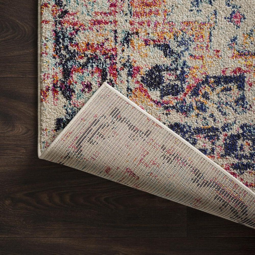 Loloi II Nadia NN-02 4&#39; x 5&#39;7&quot; Ivory and Fiesta Area Rug, , large