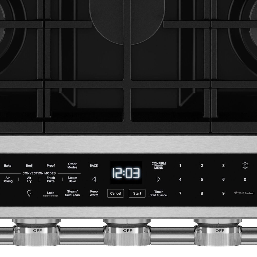 KitchenAid 5 Cu. Ft. Smart Slide-in Gas Range in Fingerprint Resistant Stainless Steel, , large