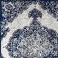 Amer Rugs Alexandria 4" x 6" Ivory and Navy Area Rug, , large