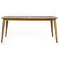 Hearth and Haven Outdoor Rectangular Dining Table in Teak - Table Only, , large
