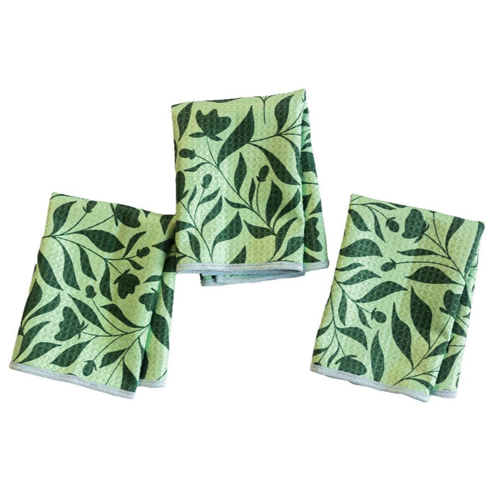 Once Again Home First Light Reversible Mighty Mini Towel in Eden Green &#40;Set of 3&#41;, , large