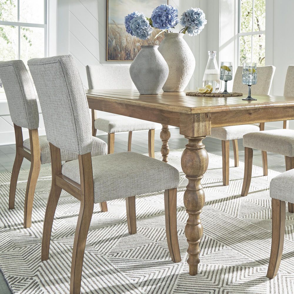 Ashley Rybergston Dining Table and 6 Chairs, , large