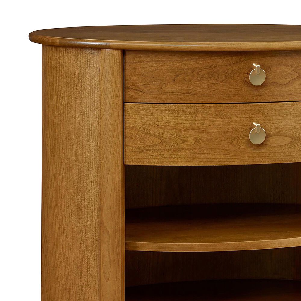 Stickley Furniture Martine 2Drawer Oval Nightstand in Coventry NFM