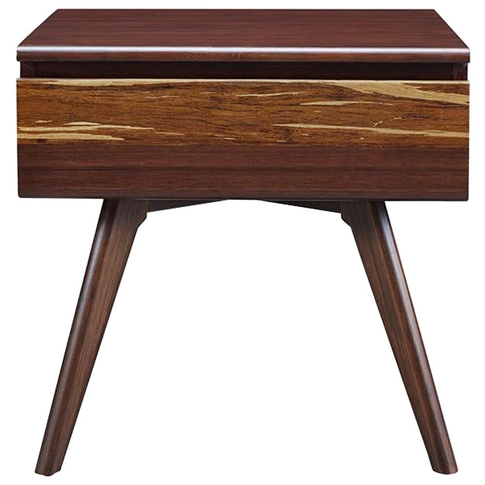 Natural Bamboo Furnishings Nightstand in Sable, , large