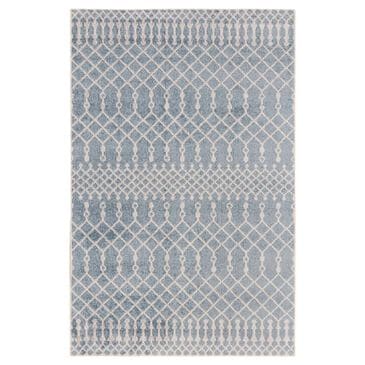 Nourison Astra Machine Washable 4" x 6" Blue Area Rug, , large