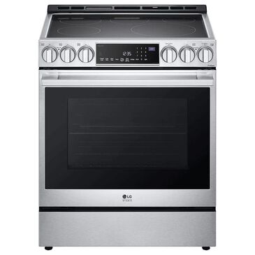 LG Studio 6.3 Cu. Ft. Slide-in Electric Range with ProBake Convection in Stainless Steel, , large