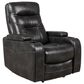 Oxford Furniture Power Home Theater Recliner with Power Headrest in Bolero Slate, , large