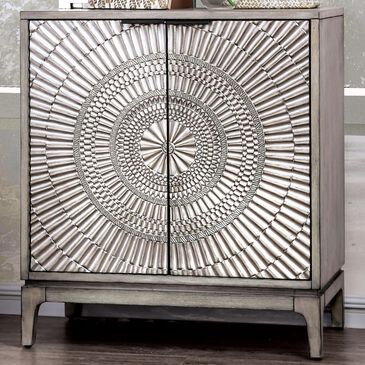 Furniture of America Chapman 2 Drawer Nightstand in Antique Gray, , large