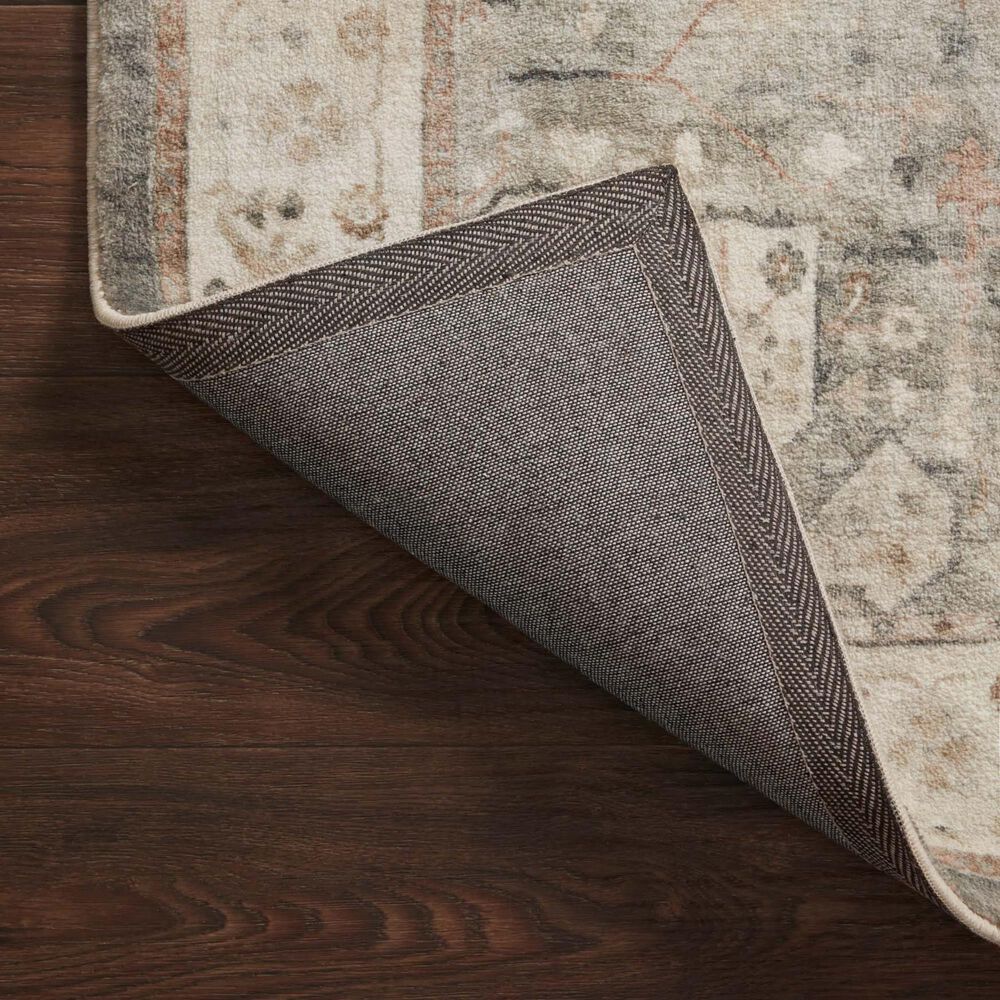 Loloi II Rosette ROS-09 2&#39;2&quot; x 3&#39;10&quot; Slate and Ivory Area Rug, , large