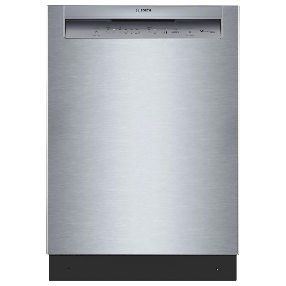 Bosch 300 Series 24" Built-In Recessed Handle Dishwasher with 8 Wash Cycles in Stainless Steel, , large