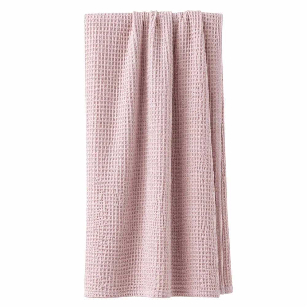 Trade Linker Full/Queen Waffle Weave Knit Throw Blanket in Lilac, , large