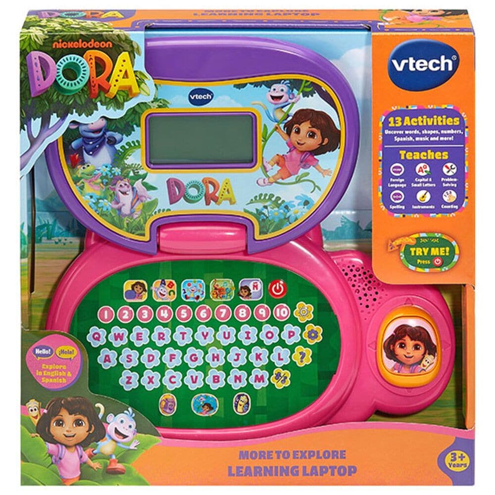 Vtech Dora More to Explore Learning Laptop, , large