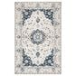Safavieh Micro-Loop Oriental 5" x 8" Ivory and Navy Area Rug, , large