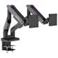 MSI Dual Monitor Mounting Arms in Matte Black and Painted Gray, , large