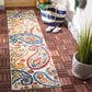 Safavieh Cabana 2" x 8" Cream and Navy Indoor/Outdoor Area Performance Rug, , large