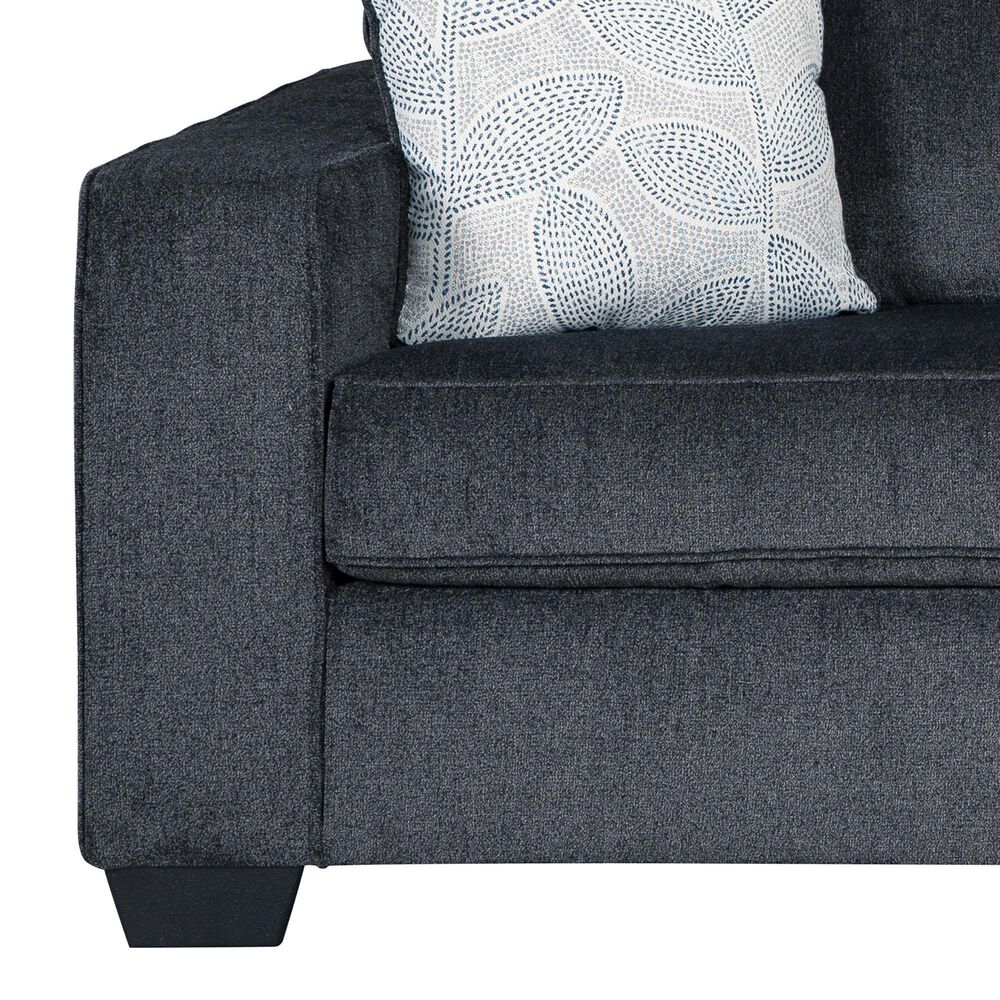 Ashley Altari Stationary Sofa and Loveseat Set in Slate, , large