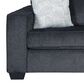 Ashley Altari Stationary Sofa and Loveseat Set in Slate, , large