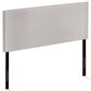 HOMLUX Roanne Full Plain Headboard in Fog, , large