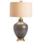 Crestview Collection Liam Table Lamp in Charcoal and Antique Brass, , large