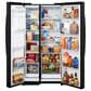 GE Appliances 28 Cu. Ft. Side-By-Side Refrigerator with Extra Tall Dispenser and In-Door Icemaker in Black, , large