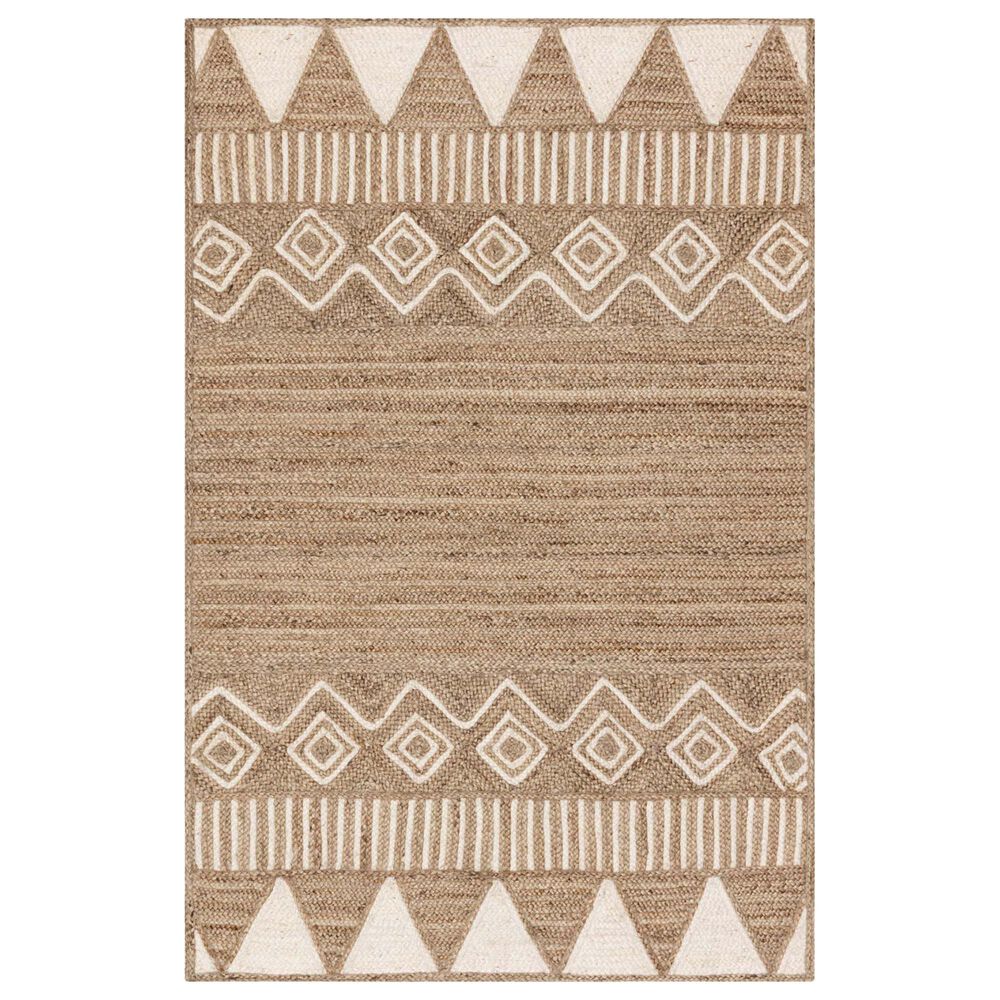 ED Ellen DeGeneres Crafted by Loloi Redondo REO-01 2"3" x 9"9" Natural and Ivory Runner, , large
