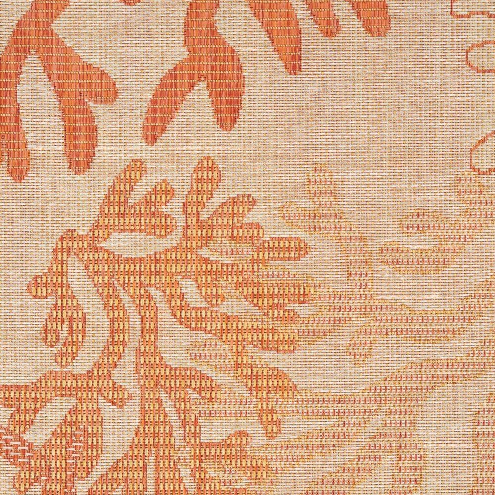 Nourison Garden Oasis Nautical Coral 4&#39; x 6&#39; Indoor/Outdoor Area Rug, , large