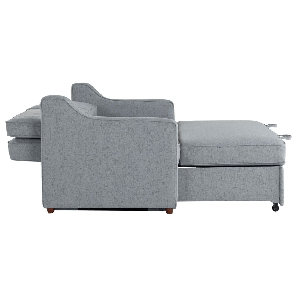 Lifestyle Solutions Carey Convertible Sofa in Light Gray, , large