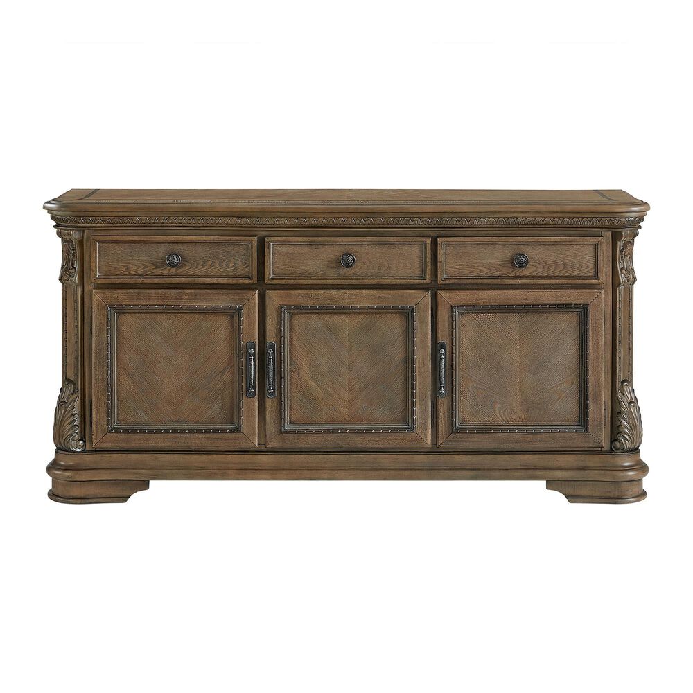 Mayberry Hill Madison Park 3-Door Server in Walnut, , large