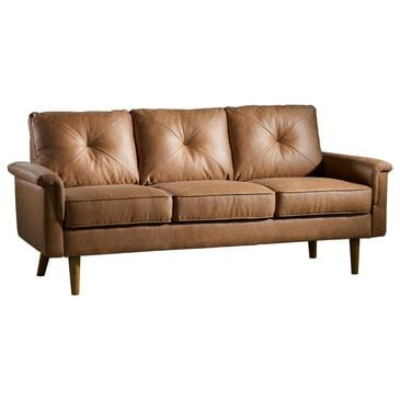 HOMLUX 72" Stationary Sofa in Light Brown, , large
