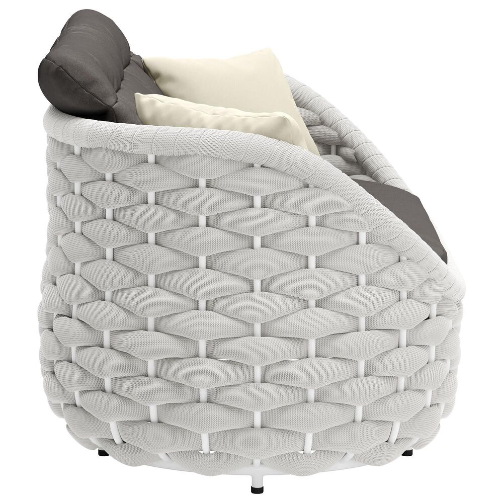 Zuo Modern Coral Reef Loveseat in Gray, , large