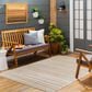 Surya Eagean EAG-2409 Light Beige, Brown, Cream and Light Brown 5"3" x 7"7" Indoor/Outdoor Area Rug, , large