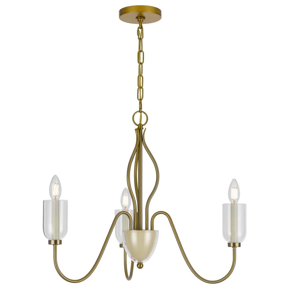 Cal Lighting Kalamaria 5-Light Chandelier in Antique Brass, , large