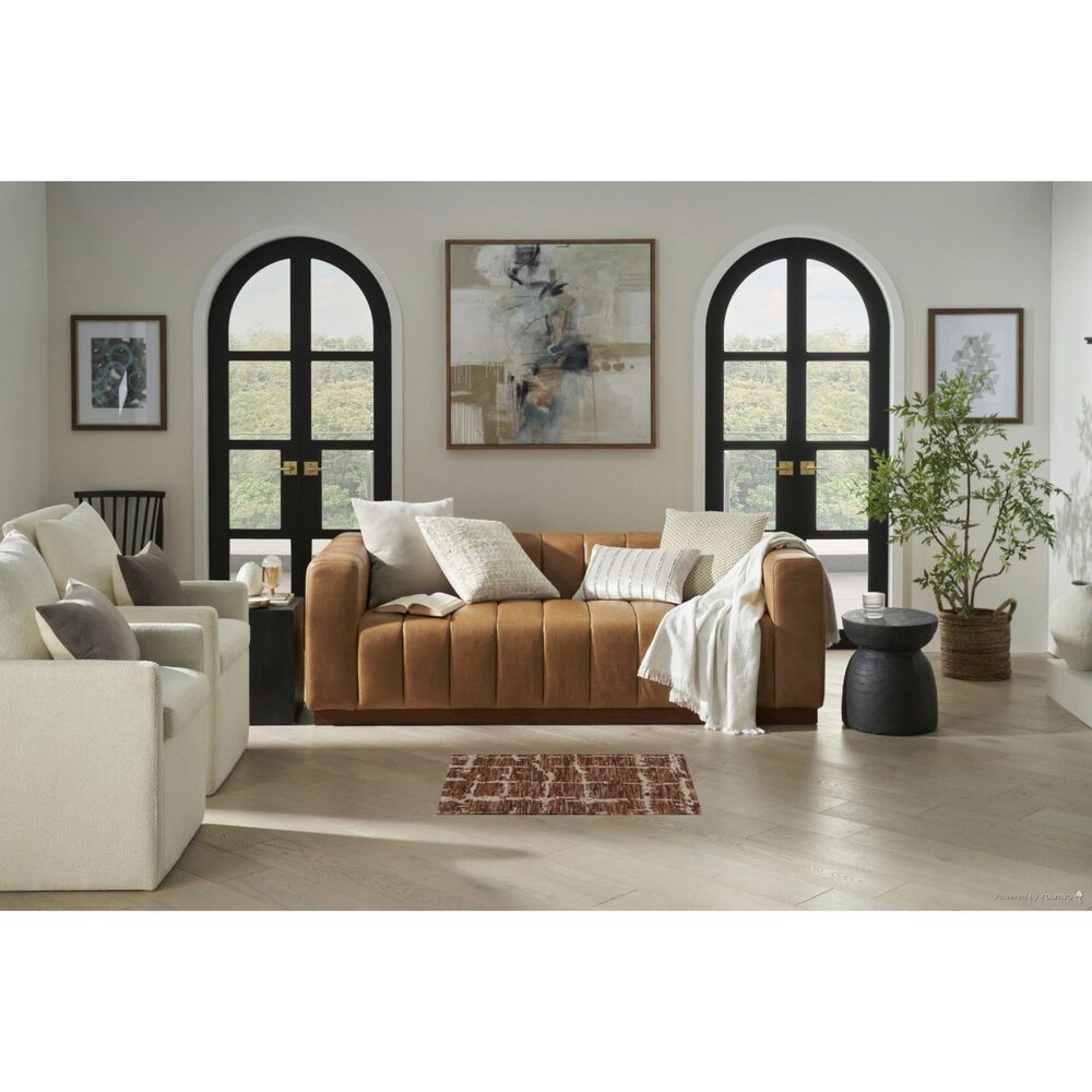 Nourison Luna 2&#39; x 3&#39; Mocha and Ivory Area Rug, , large
