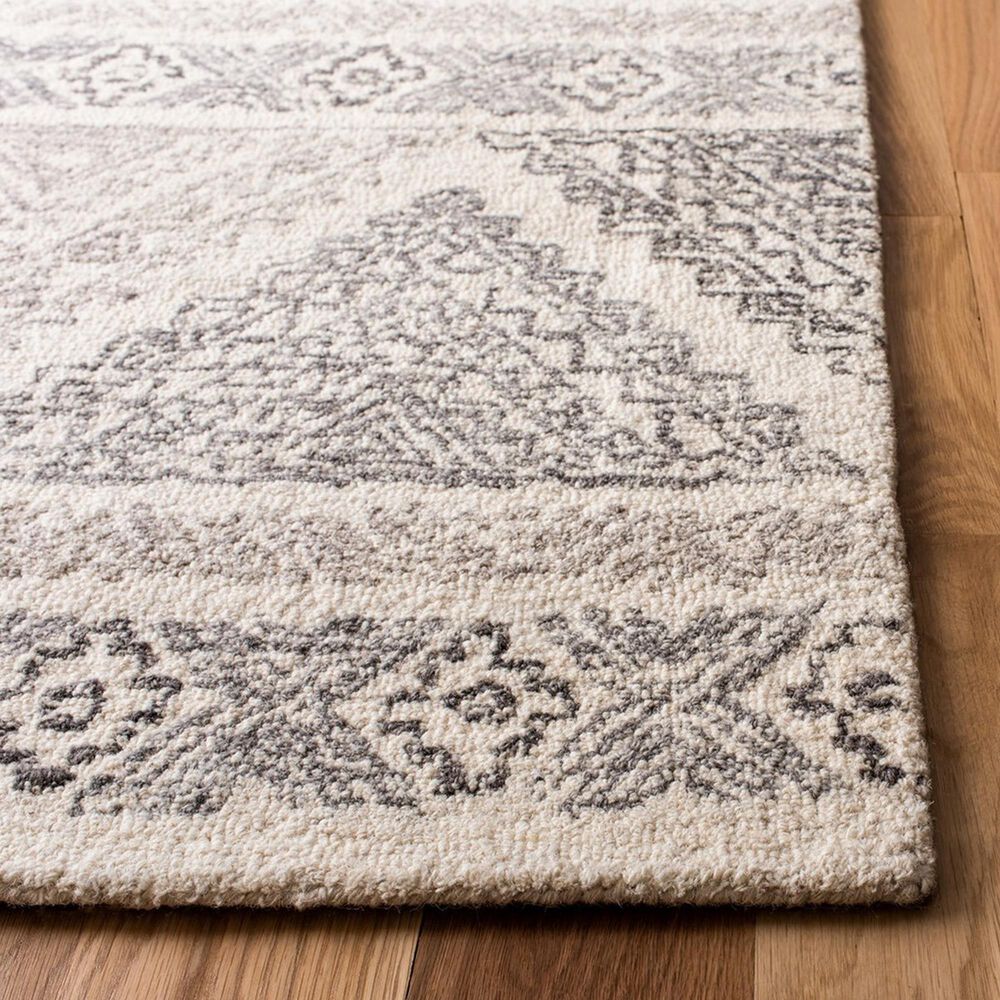 Safavieh Micro-Loop 3&#39; x 5&#39; Ivory and Light Brown Area Rug, , large