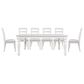 Waltham Westport 7-Piece Rectangular Dining Set in White, , large