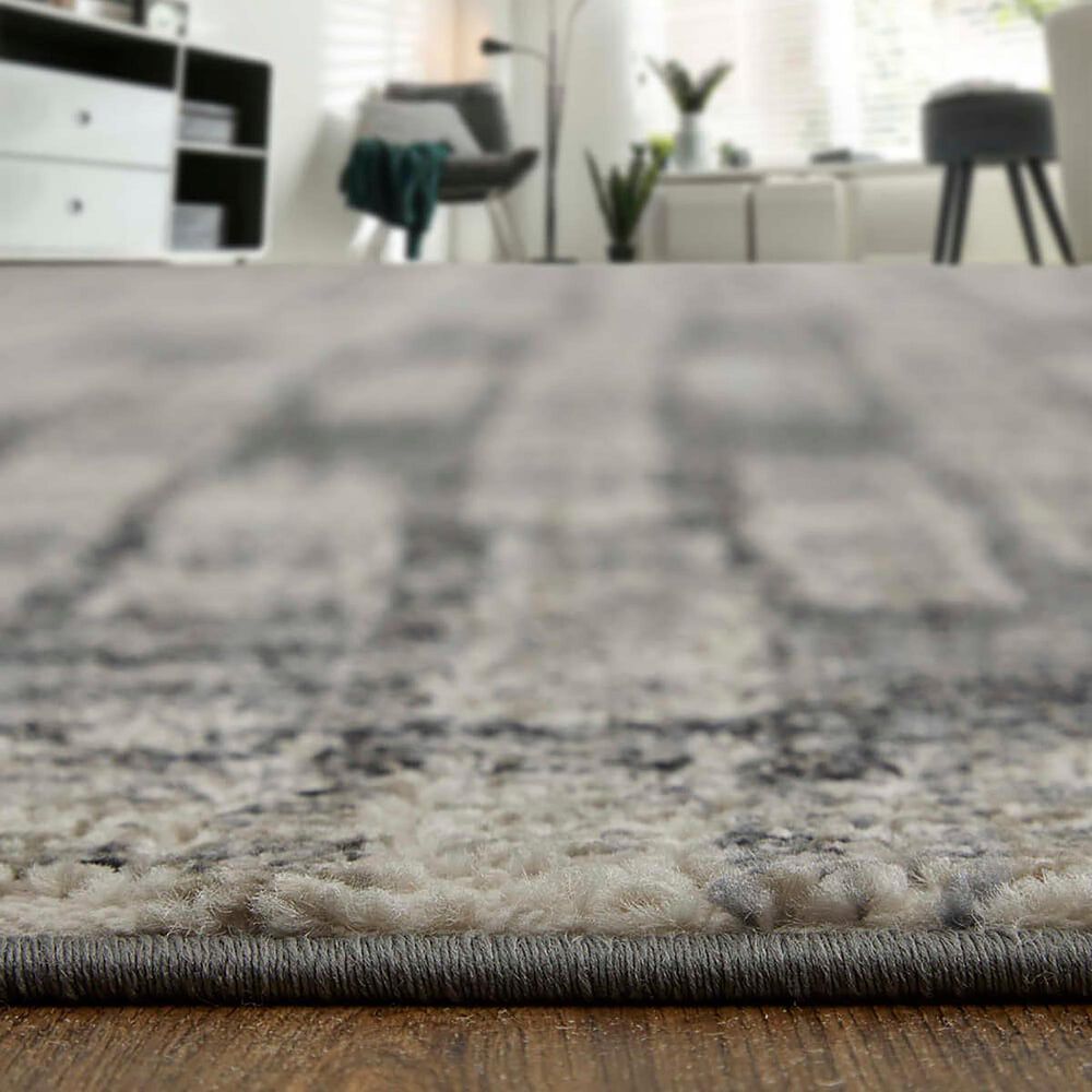 Feizy Kano 7&#39;10&quot; x 10&#39; Charcoal Area Rug, , large